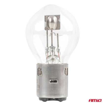 AMiO Halogeenlamp S2 12V 35/35W BA20d Voor Scooter en Motor Koplamp (1 stuk)