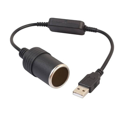 VCTparts 5V USB A naar 12V Sigarettenaansteker Plug Converter - Auto Voedingsadapter NORGOS 1