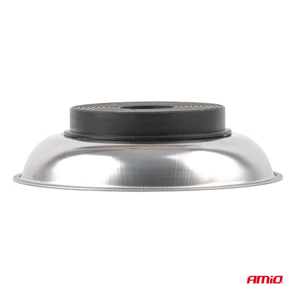 AMiO Magnetische Onderdelenbak RVS 110mm Kleine Magneetschaal voor Schroeven en Bouten