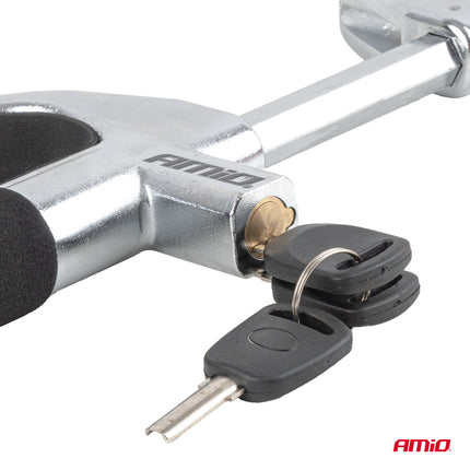 AMiO Extra Lang Stuurwielslot voor Zware Diefstalbeveiliging Auto en SUV