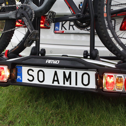 Fietsendrager trekhaak kantelbaar 2 fietsen TBC-01/2 AMIO-02582