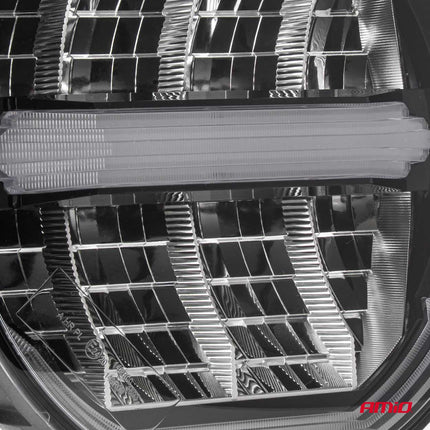 AMiO LED Werklicht Verstraler 112W 12V-24V Lange-afstandslamp met Positielicht voor Vrachtwagen, Offroad, Bouw en Landbouw