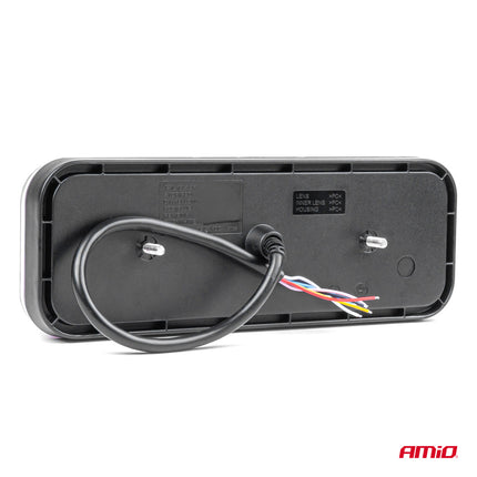 AMiO RCL-09-L Dynamische LED Achterlicht – Links Multifunctionele Vrachtwagenverlichting Aanhanger Bus Achterlamp - VCTparts.nl