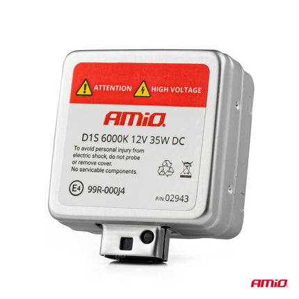 AMiO Xenon D1S 35W 6000K – Helder Wit Licht – Lange Levensduur – Plug en Play