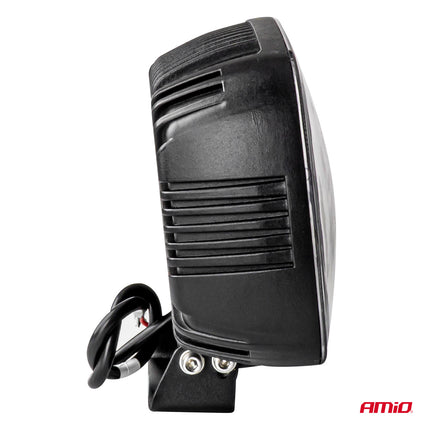 AMiO LED Werklicht Verstraler Ovaal 109W 12V-24V Lange-afstandslamp met Positielicht voor Vrachtwagen, Offroad, Bouw en Landbouw