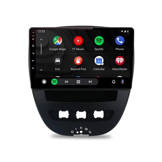 CarPlay & Android Auto Scherm voor Citroën C1, Toyota Aygo, Peugeot 107 (2005-2014) – Draadloos Multimedia Touchscreen, GPS Navigatie – Inbouwen / Inbouwservice / Installatie