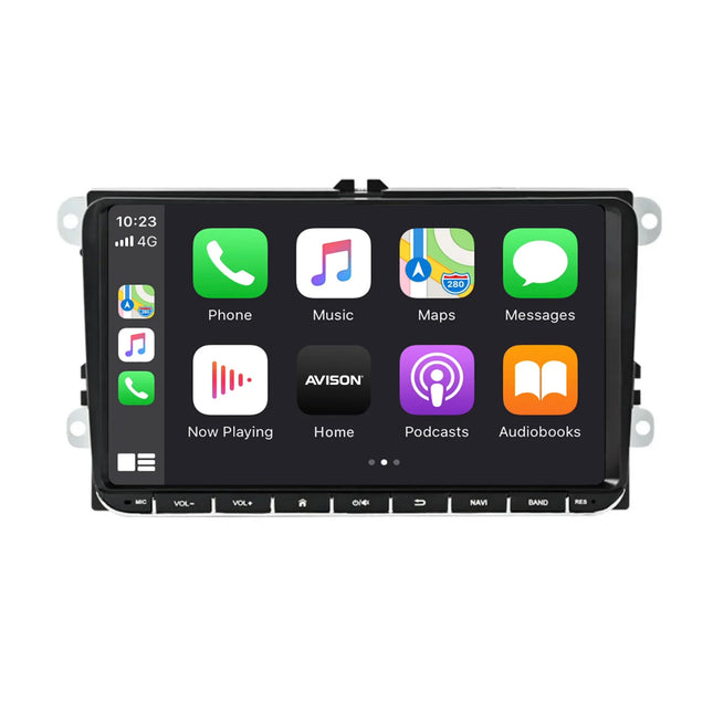 CarPlay & Android Auto Radio voor VW Golf 5/6, Polo, Jetta, Passat, Touran, Tiguan, Leon, Octavia, Sharan – GPS Navigatie & Touchscreen – Inbouwen / Inbouwservice / Installatie