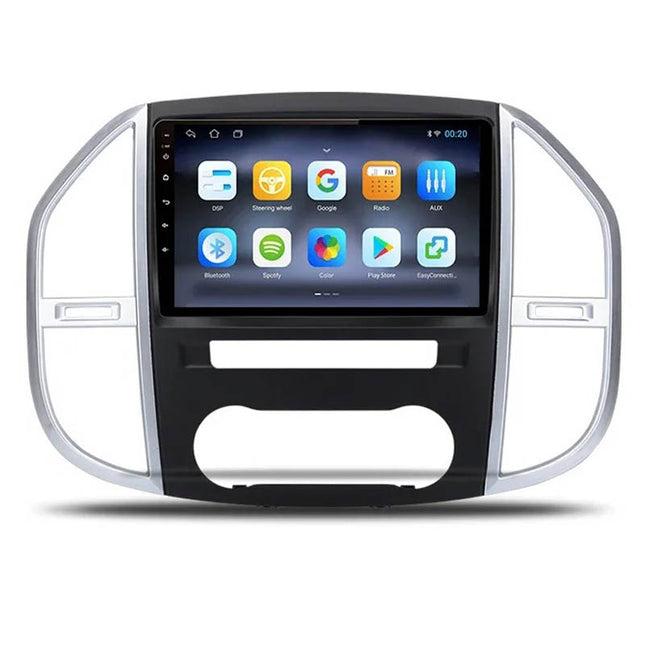 CarPlay & Android Auto Autoradio Voor Mercedes-Benz Vito W447 (2014–2020) – Multimedia Touchscreen, GPS Navigatie, RDS, DSP, FM – Inbouwen / Inbouwservice / Installatie