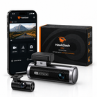 HawkDash 4K Dashcam Voor en Achter met WiFi en GPS – Dual Dashcam met Achteruitkijkcamera, Sony Starvis 2 Nachtzicht, 170° Groothoek en Parkeermodus [USB-C 3840x2160]