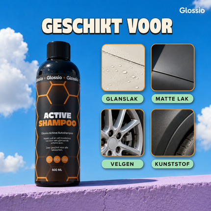 Glossio Combideal Compleet Pakket – 8-delige Complete Wasset voor Buiten en Binnen