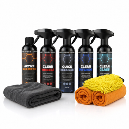 Glossio Combideal Compleet Pakket – 8-delige Complete Wasset voor Buiten en Binnen