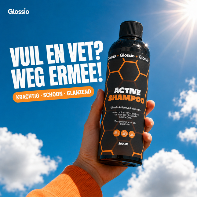 Savon de travail de shampooing actif 500 ml puissant contre la saleté pour un résultat brillant