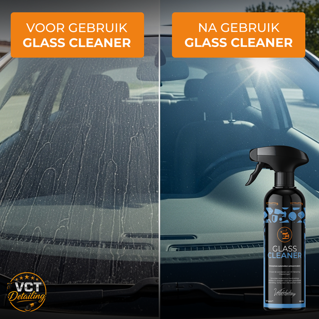 Detailing Combideal Clean Interior + Glass voor Schoon Auto Interieur met Microvezel Doek