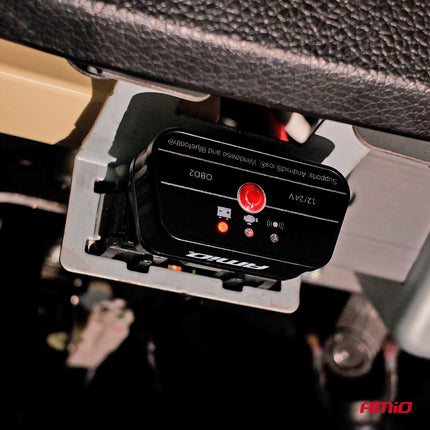 AMiO Geavanceerde OBD2 Bluetooth Diagnosetool PIC25K80 DC24K – Professionele Draadloze Autodiagnose voor Voertuigen - VCTparts.nl