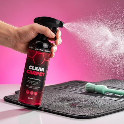 Glossio Clean Carpet 500ML Tapijtreiniger voor Auto Bekleding - Verwijdert Hardnekkige Vlekken en Vuil uit Automatten en Stoffen Interieur