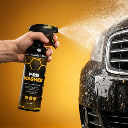 Glossio Active Pre Washer Premium Vuil en Insectenverwijderaar 500ML - Krachtige Auto Voorreiniger voor Hardnekkig Vuil en Insecten zonder Schade