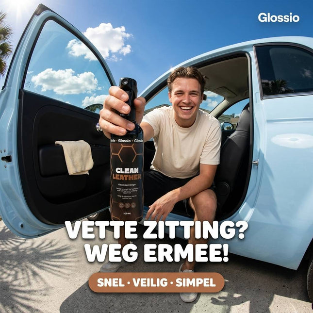 Clean en cuir de cuir et alcantara Cleaner 500ml puissant contre la saleté pour une finition mate