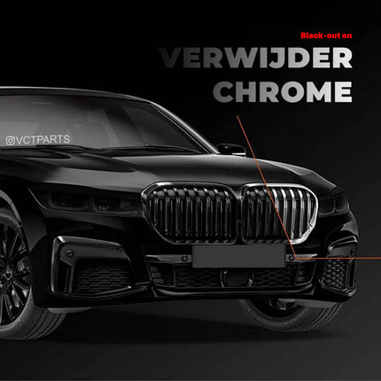 VCTparts Mat Zwarte Dechrome Wrap Tape – Zelfklevend Vinyl voor Auto 3/5/7/10cm 3M – Chroom Verwijder Strip voor Raambekleding Pijler Daklijst Interieur - VCTparts.nl