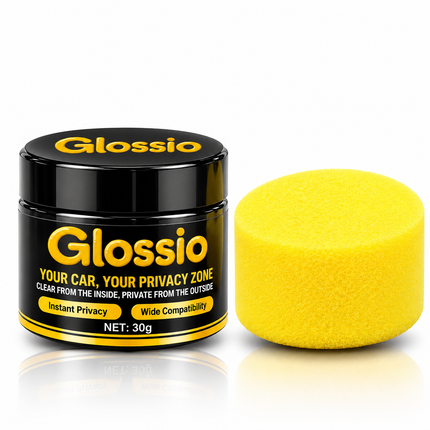 Glossio Anti-Inkijk Coating 30g - Privacy Coating voor Autoruiten, Ramen en Spiegels, Blokkeert Inkijk van Buitenaf