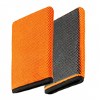 Tissu de nettoyage en microfibre de serviette en argile pour élimination des déchets (40 x 40 cm) - Orange