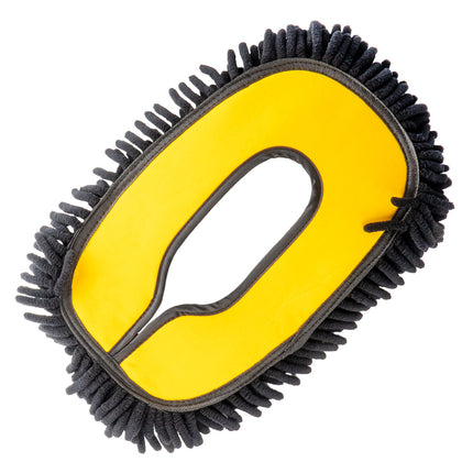 Glossio Microvezel Wasborstel Hoezen Set – 3 Verwisselbare Pads voor Telescopische Wasborstel (33x20 cm)