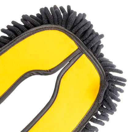 Glossio Microvezel Wasborstel Hoezen Set – 3 Verwisselbare Pads voor Telescopische Wasborstel (33x20 cm)