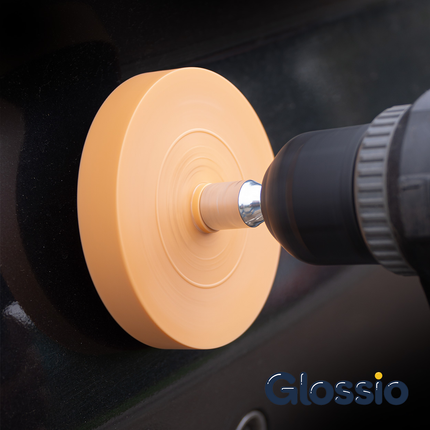 Glossio Lijmverwijderaar Wiel 88mm – Rubberen Schijf voor Lijmresten en Stickers Accessoire voor Boormachine