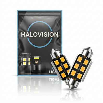 HaloVision LED C5W/C10W Festoen Buislamp 31mm 6000K Helder Wit – Canbus Plug en Play Interieurverlichting LED Set van 2 Autolampen