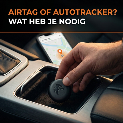 HawkDash Auto GPS Locatie Tracker Anti-Diefstal Functie Smart Tag - Werkt met Zoek Mijn App - IOS/iPhone zwart