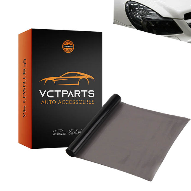 Koplamp en Achterlicht Folie Wrap Donker Zwart (30 x 60 cm) – Smoke Tint Vinyl