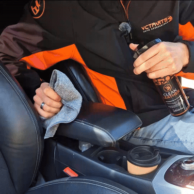 Clean Leather Premium Leer & Alcantara Reiniger 500ML Krachtig Tegen Vuil voor een Matte Afwerking
