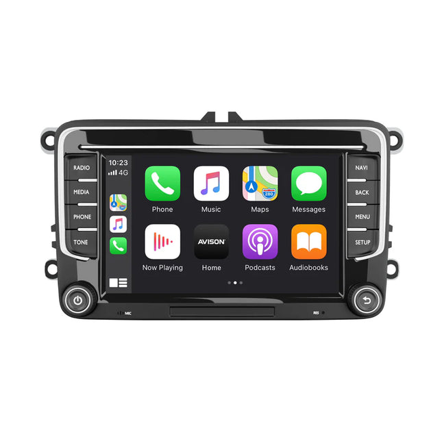 CarPlay & Android Auto Multimedia Scherm voor Volkswagen, Skoda, Seat – GPS Navigatie – Geschikt voor Golf 5/6, Passat B6, Polo, Jetta, Touran, Octavia en meer – Inbouwen / Inbouwservice / Installatie