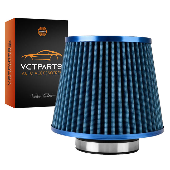 Open Luchtfilter Blauw Sport Filter met Cold Air Intake – Voor Meer Vermogen en Betere Prestaties - VCTparts.nl