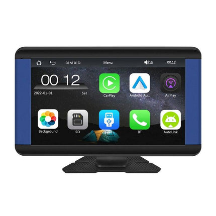 Podofo A3431 7.0-inch Auto Scherm – CarPlay, Android Auto, Bluetooth en HD-touchscreen - VCTparts.nl