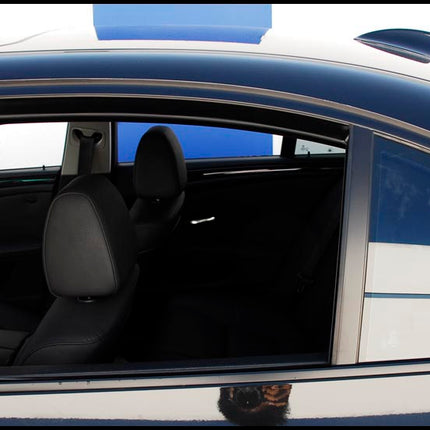 Mat Zwarte Dechrome Wrap Tape – Zelfklevend Vinyl voor Auto 3/5/7/10cm 3M – Chroom Verwijder Strip voor Raambekleding, Pijler, Daklijst, Interieur - VCTparts.nl