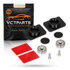 VCTparts Magnetische Kentekenplaathouder Set - Zonder Boren, Snelle Montage, 10KG Sterke Magneet voor Kentekenplaat
