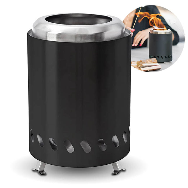 Mini Pelletkachel Vuurkorf Rookvrij – Compacte en Gezellige Warmteoplossing