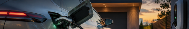 EV Laders banner - laadkabel aangesloten op het laadpunt van een elektrische auto | VCTparts
