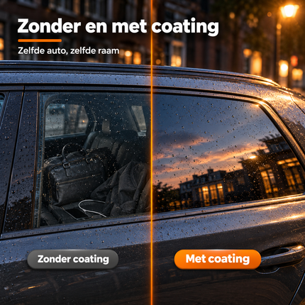 Glossio Anti-Inkijk Coating 30g - Privacy Coating voor Autoruiten, Ramen en Spiegels, Blokkeert Inkijk van Buitenaf