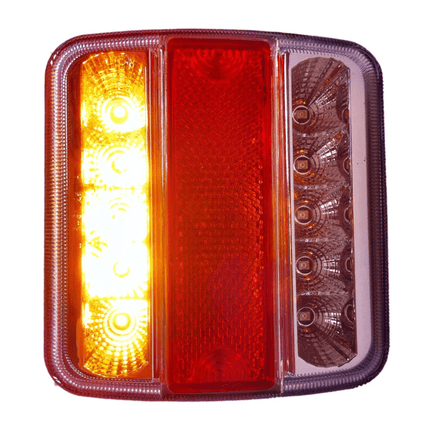 Aanhanger Achterlicht 4 functies 98x105mm 14 LED - VCTparts.nl