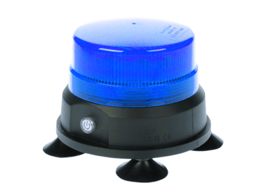 AEB Draadloze LED Zwaailamp Blauw – Magnetisch Accu Gevoerd Draadloos voor Hulpdiensten