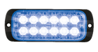 AEB LED Flitser 12 LEDs Blauw 12 - 24V ECE R65 Klasse 2 Opbouw Bevestiging - VCTparts.nl