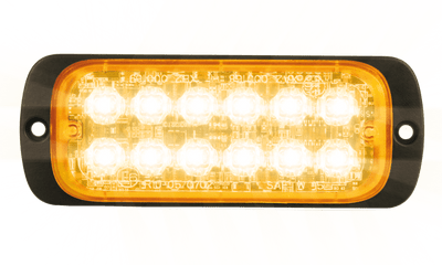 Le stroboscope grillé clignote des lumières clignotantes à LED orange / jaune (set) [Grillflitsers - Bumperflitsers]