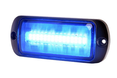 AEB LED Flitser 30 LEDs Blauw 12-24V ECE R65 Klasse 1 Opbouw Bevestiging