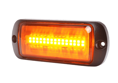 Le stroboscope grillé clignote des lumières clignotantes à LED orange / jaune (set) [Grillflitsers - Bumperflitsers]