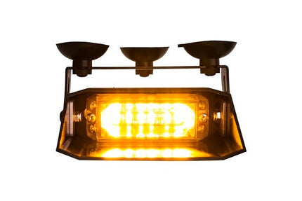 AEB LED Flitser Oranje Licht Voorruit Dashboard Ruitbevestiging 12V 24V Waarschuwingslamp - VCTparts.nl