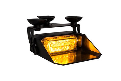 AEB LED Flitser Oranje Licht Voorruit Dashboard Ruitbevestiging 12V 24V Waarschuwingslamp