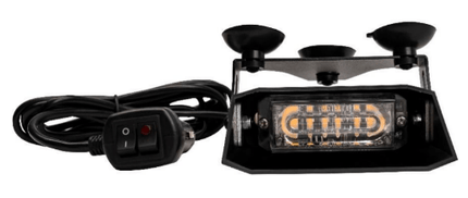 AEB LED Flitser Oranje Licht Voorruit Dashboard Ruitbevestiging 12V 24V Waarschuwingslamp - VCTparts.nl