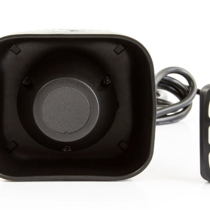 AEB Sirene en luidspreker met 30 Watt vermogen en 3 knops bedieningspaneel Europese tonen - VCTparts.nl