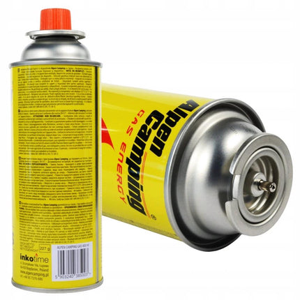 Alpen Camping Alpen Camping Butaangasfles 400ml Gaspatroon Gasbus – Betrouwbaar kookgas voor onderweg en noodpakket Fortrade 2